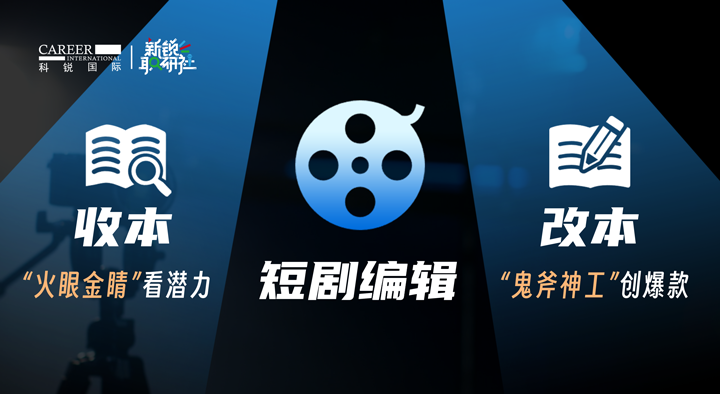人力资源公司非凡国际
泛娱乐业务负责人为大家介绍短剧编辑这一近年来炙手可热的岗位人才市场情况